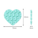 Heart-Shaped Silicone Suction Cup Bracket Strong Mobile Phone Holder