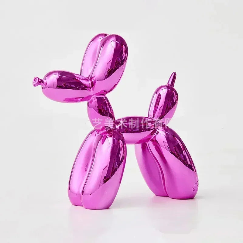 Resin Balloon Dog Sculpture Nordic Animal Home And Office Decor
