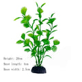 Artificial Aquarium Plants Green Plastic Underwater Fish Tank Decor