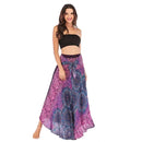 Boho Maxi Skirt Women Vintage Two Way Wear Beach Dress Skirt
