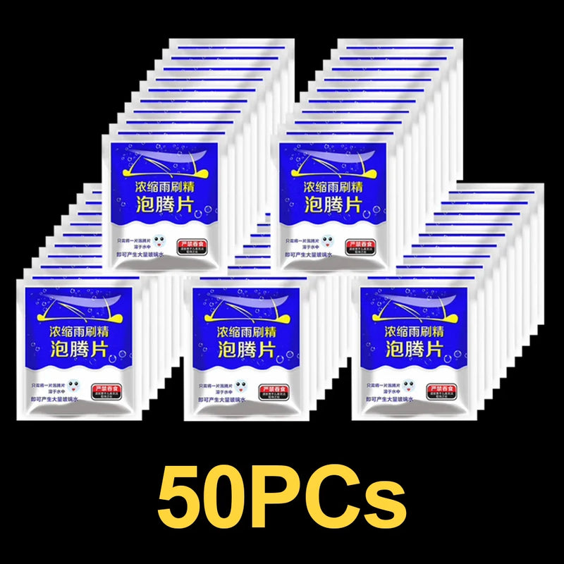 50 Or 100PCs Solid Windshield Cleaner Tablets For Car Glass Cleaning