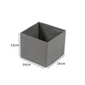 Fabric Underwear Storage Box Organizer For Socks Ties And Closet