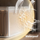 Stackable Closet Organizer Fabric Storage Box With Steel Frame Handle