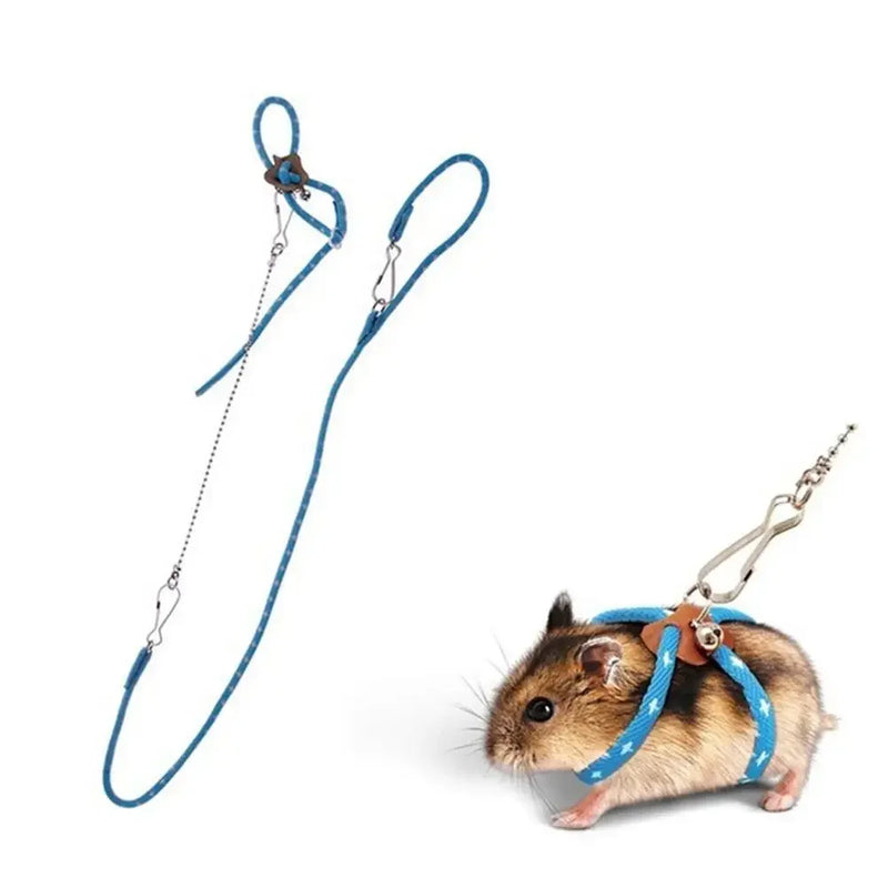 Small Pet Adjustable Harness Soft Leash For Birds Mice Ferrets Rats