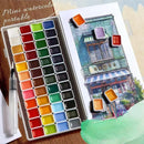 Artist Watercolor Paint Set 24 60 98 130 Colors Professional Pigments