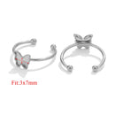 10pcs Adjustable Stainless Steel Ring Settings Blank Base For Jewelry