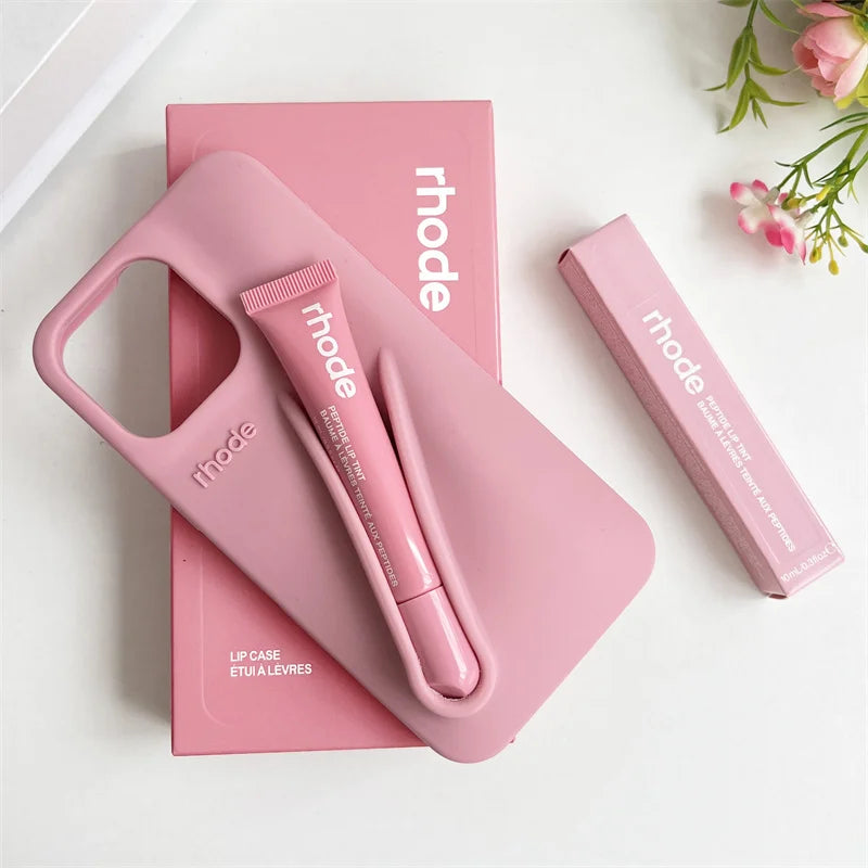 Rhode Lip Gloss Phone Case Silicone Cover For IPhone 16 15 14 13 12 11 Pro Max