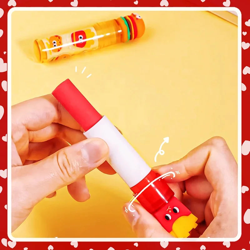 Kawaii Eraser Cute Hamburger Fries Rubber Stationery Gift For Kids