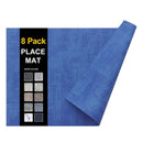 Kitinjoy Heat Resistant Placemats Waterproof Faux Leather Table Mats Easy Clean