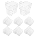 8 Pcs Aquarium Hanging Planter Acrylic Decorative Plant Pot Cups