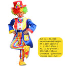 Halloween Boys Clown Costume Circus Performer Carnival Role Play Outfit