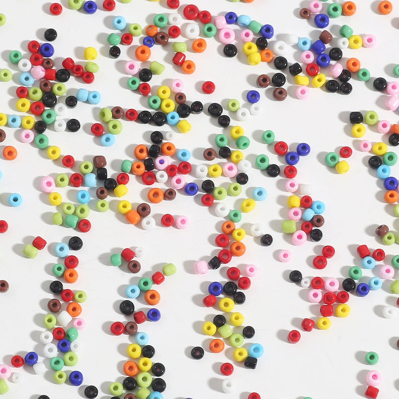 4000pcs 2mm Czech Glass Seed Beads For Jewelry Making Accessories