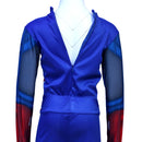 Captain America Kids Cosplay Costume Jumpsuit Mask Superhero Role Play