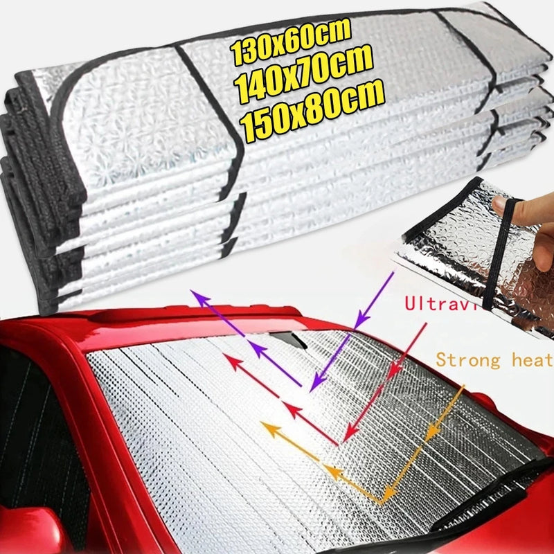 Foldable Universal Car Windscreen Sunshade UV Protection Visor Cover