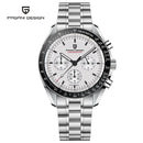 PAGANI DESIGN Moonwatch Quartz Chronograph Stainless Steel Waterproof Watch
