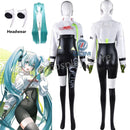 Miku Cosplay Costume Racing Style Anime Outfit For Women Party