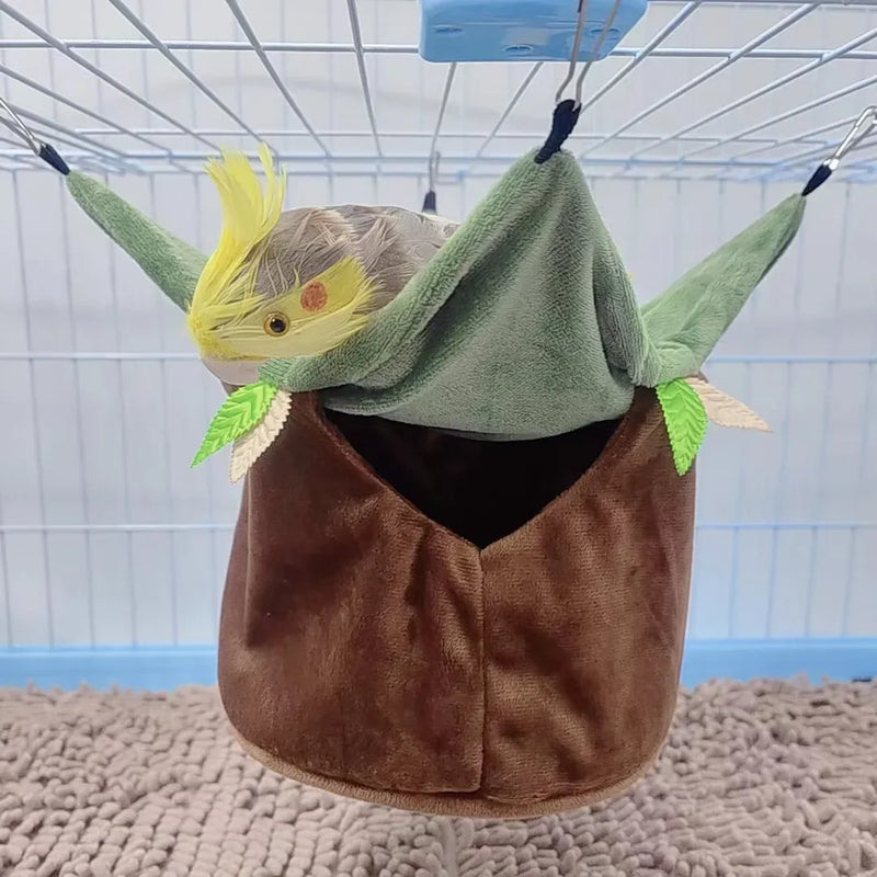 Parrot Nest Hammock Warm Hanging Bed For Birds Hamsters Guinea Pigs