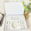 12pcs Espresso Cups Set Ceramic Coffee Tea Cups With Plates And Handles