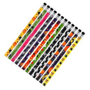 12 To 36pcs Halloween Pencils With Cartoon Eraser For Students