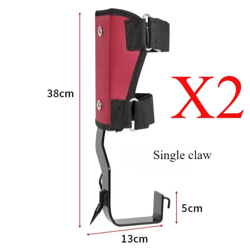 Carbon Steel Tree Climbing Spikes Protective Outdoor Garden Tool