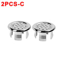 Sink Overflow Ring Cover Bathroom Basin Round Plastic Replacement