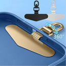 360 Rotatable Steel Phone Tether Metal Patch Lanyard Connector