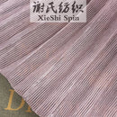 Gradient Pleated Glitter Mesh Fabric Gray Soft Shiny Textile For Sewing