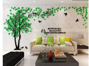 3D Mirror Tree Wall Sticker Acrylic Art Living Room Bedroom Decor