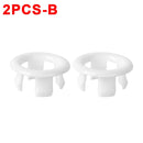 Sink Overflow Ring Cover Bathroom Basin Round Plastic Replacement