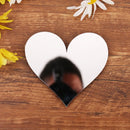 3D Silver English Letters Wall Stickers Acrylic Mirror Home Decor