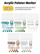 9pcs Acrylic Markers Set For Rock Painting Glass DIY Craft Supplies