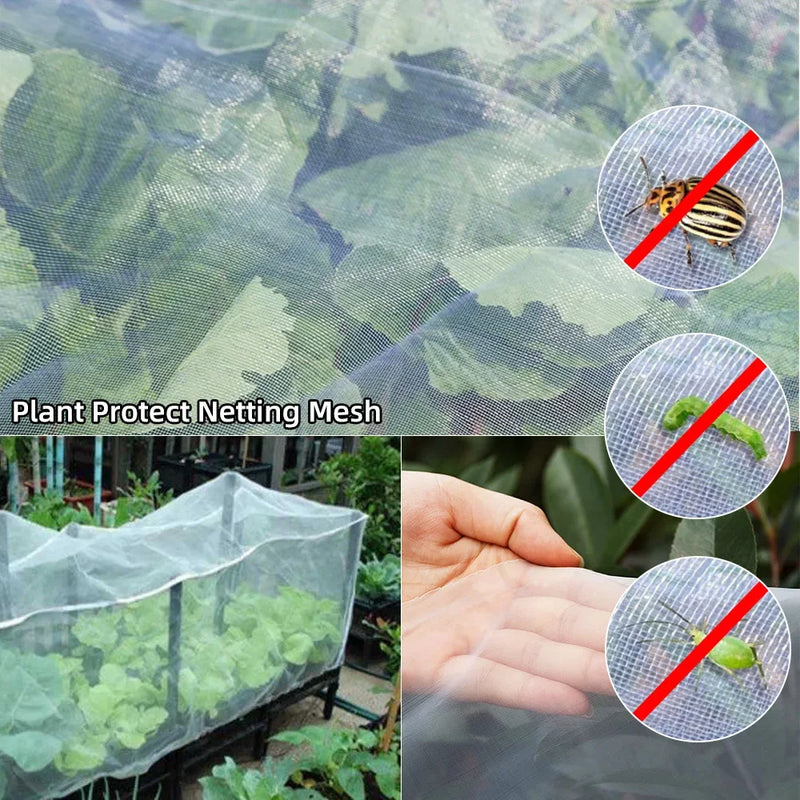Garden Insect Netting Protective Cover For Vegetables Flowers Fruits