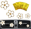 4Pcs Car Air Freshener Clips Daisy Scented Vent Aroma Accessories