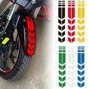 Motorcycle Arrow Stripe Sticker Waterproof Reflective Motorbike Fender Tape