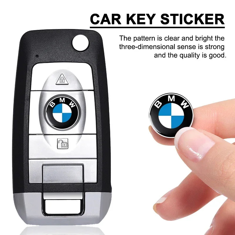 BMW Car Key Sticker Emblem Aluminum Auto Styling For E36 E46 E90 X5