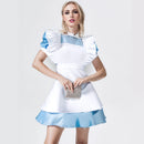 Lolita Maid Cosplay Costume Alice Wonderland Carnival Party Dress