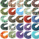 Natural Stone Beads Blue Tiger Eye Amethyst Rose Quartz 4 To 10MM