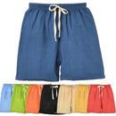 Kids Cotton Linen Shorts Summer Breathable Loose Sports Beach Pants