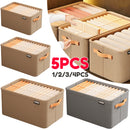 Collapsible Clothing Organizer Storage Box For Closet Drawer Wardrobe