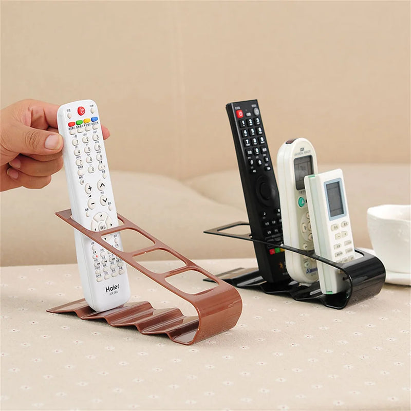 4 Section TV Remote Control Holder Organizer Stand For Desk