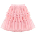 Girls Tutu Dress Mid-length Birthday Party Dance Princess Skirt
