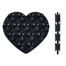 Heart-Shaped Silicone Suction Cup Bracket Strong Mobile Phone Holder