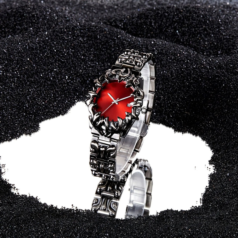 Retro Claw Watch European Style Alabaster Unique Shaped Timepiece