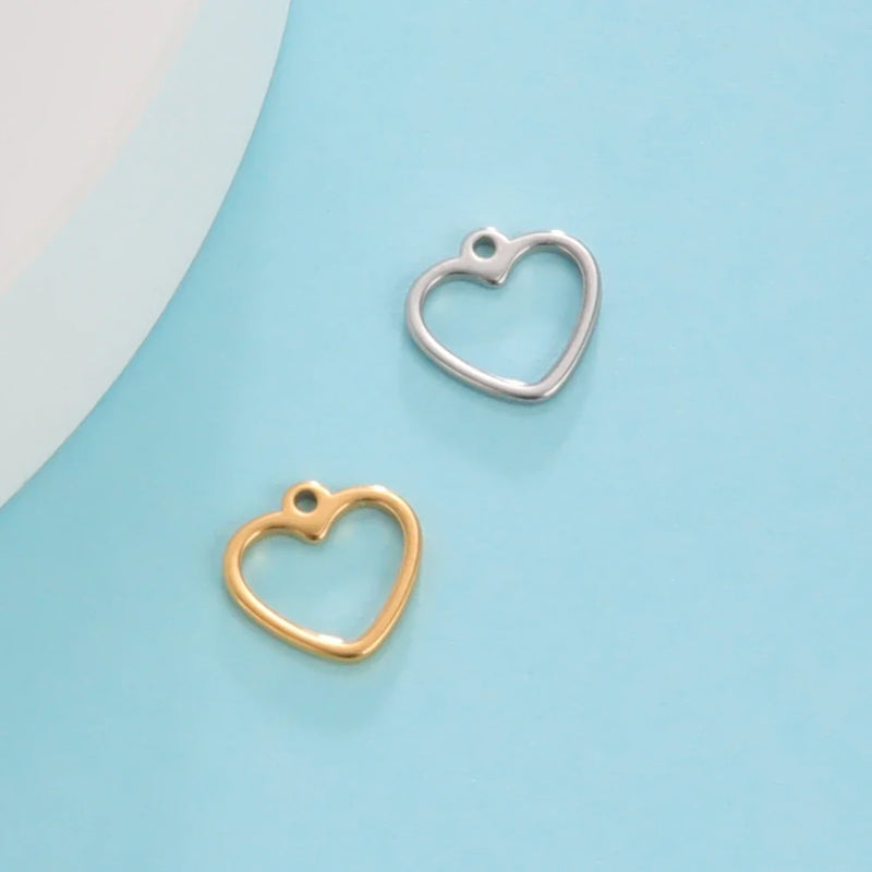 5pcs Stainless Steel Tree Of Life Charms For Jewelry Crafting