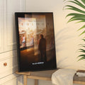B-BLACK Mirror Wall Poster Self Adhesive For Bedroom Living Room