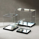 Acrylic Display Case Clear Mirror Dustproof Storage For Collectibles