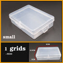 Plastic Organizer Box Clear Compartment Storage For Jewelry Tools
