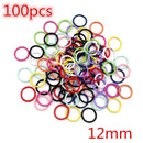 Colorful Mixed Alloy Jump Rings Lobster Clasp DIY Jewelry Making Supplies