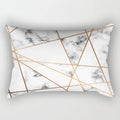 Nordic Pink Checkered Striped Cushion Pillowcase For Office Living Room