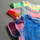 Kids Tie Dye T-shirt Summer Short Sleeve Toddler Girls Boys Tops